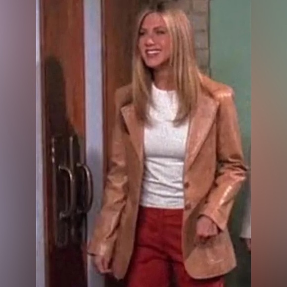 Gap vintage brown leather blazer, size small. Rachel Green jacket alternative - Picture 2 of 13